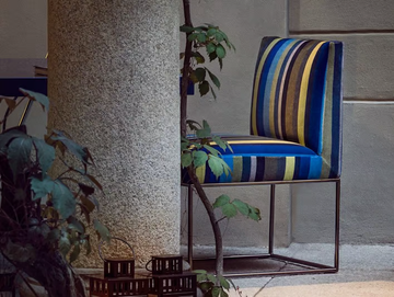 DEDALO - Fabric chair by ERBA ITALIA - view 2